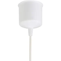 Lampadario a sospensione origami (D32 cm) Moki Bianco