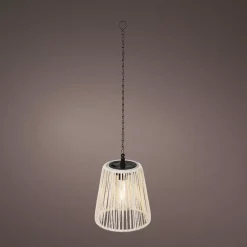 Lampada solare a sospensione per giardino LED (H58 cm) Midtown Bianco e bianco caldo
