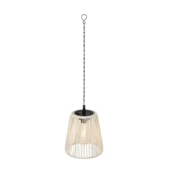 Lampada solare a sospensione per giardino LED (H58 cm) Midtown Bianco e bianco caldo