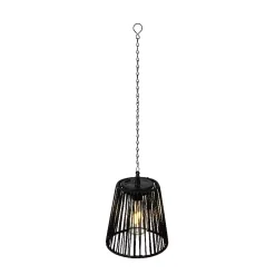 Lampada solare da giardino a sospensione LED (H58 cm) Midtown Nero