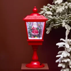 Lanterna luminosa 33 LED (H70 cm) Babbo Natale Bianco freddo