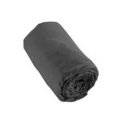 Discount Lenzuolo con angoli flanella di cotone (200 x 200 cm) Nina Grigio Lenzuola Con Angoli