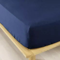 Clearance Lenzuolo con angoli flanella di cotone (90 x 190 cm) Nina Blu navy Lenzuola Con Angoli