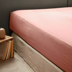 Discount Lenzuolo con angoli garza di cotone (160 x 200cm) Gaïa Lenzuola Con Angoli