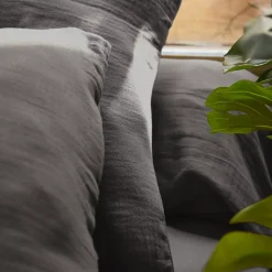 Hot Lenzuolo con angoli garza di cotone Gaïa Grigio granito Lenzuola Con Angoli