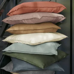 Clearance Lenzuolo con angoli in lyocell Tencel™ (90 x 190 cm) Olivia Rosmarino Verde Lenzuola Con Angoli