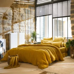Outlet Lenzuolo sopra garza di cotone (240 x 300 cm) Gaïa Lenzuola Superiori