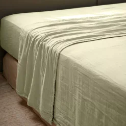 Hot Lenzuolo sopra garza di cotone (240 x 300 cm) Gaïa Lenzuola Superiori