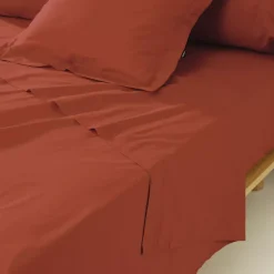 Sale Lenzuolo sopra percalle di cotone (180 x 290 cm) Cali Lenzuola Superiori