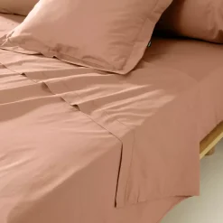 New Lenzuolo sopra percalle di cotone (180 x 290 cm) Cali Lenzuola Superiori