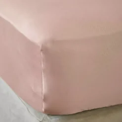 Online Lenzuolo sotto in raso di bambù (140 x 200 cm) Sienna Rose blush Lenzuola Con Angoli