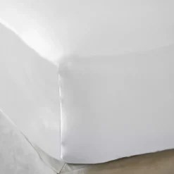 Clearance Lenzuolo sotto in raso di bambù (200 x 200 cm) Sienna Lenzuola Con Angoli