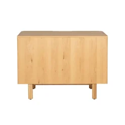 Madia 2 ante in rovere massiccio (107 x 80 cm) Oakland Naturale