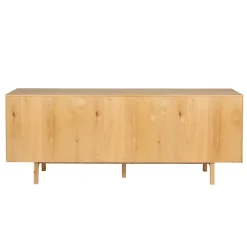 Madia 4 ante in rovere (200 x 80 cm) Olys Naturale