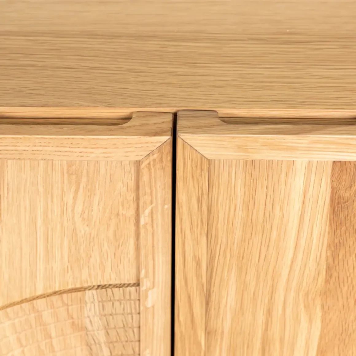 Madia 4 ante in rovere (200 x 80 cm) Olys Naturale
