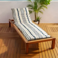 Materassino per lettino prendisole arrotolabile (180 x 60 cm) Nautira Blu marino