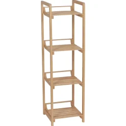 Mobile da bagno in bambù 4 ripiani (30 x H104 cm) Harmonie Naturale