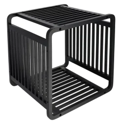 Mobile portaoggetti impilabile (33 x H33 cm) Smart Kube Nero