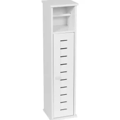 Mobile portarotolo carta igienica con riserva (H75 cm) Santorin Bianco