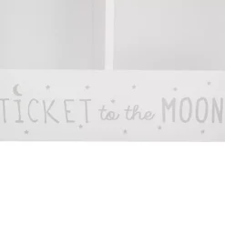 Mobiletto doppio per bambini (H40 cm) Scrittura Bianco