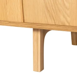 Mobile TV 4 ante in rovere (180 x 55 cm) Olys Naturale