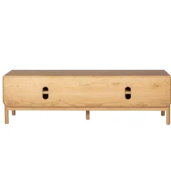 Mobile TV 4 ante in rovere (180 x 55 cm) Tulum Naturale
