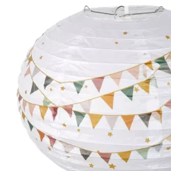 Mongolfiera da appendere carta (D30 cm) Festoni Multicolore
