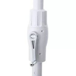 Ombrellone rotondo in alluminio (D3,3 m) Elyra Bianco