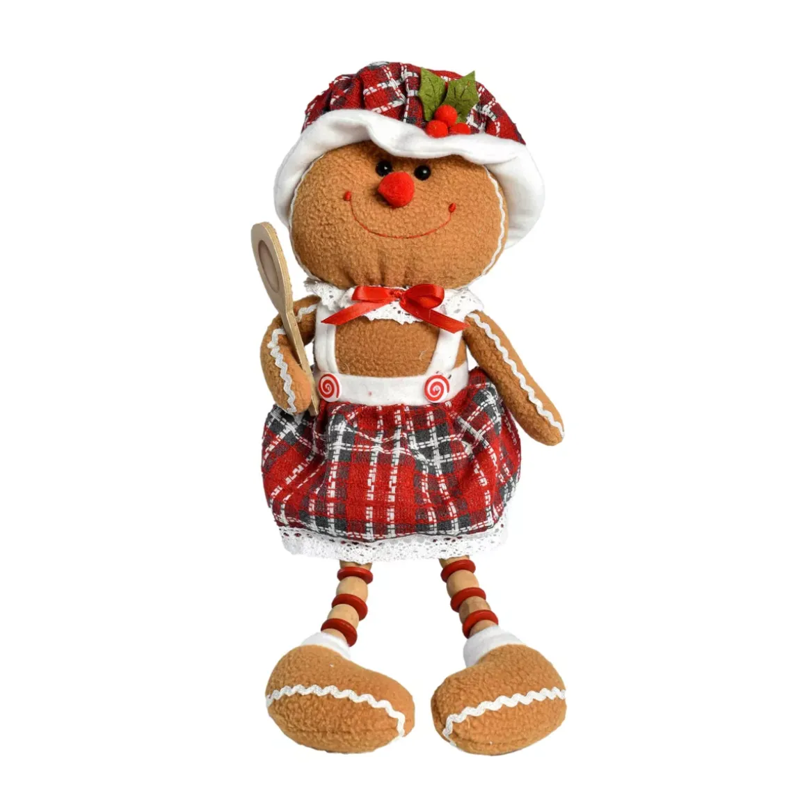 Omino di pan di zenzero (H25 cm) Ginette con le gambe flessibili