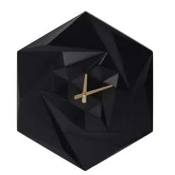 Orologio da parete in legno (D45 cm) Fidji Nero