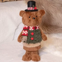 Orsaccochiotto natalizio decorativo (H46 cm) Teddy in bel costume