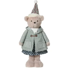Orsetta delle nevi (H53 cm) Gabrielle Beige e verde chiaro