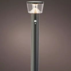 Paletto da giardino solare 40 LED 600 lumen (H94 cm) Orion Grigio antracite