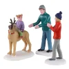 Personaggi Lemax Rover si traveste da Rudolph