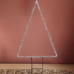 Piramide luminosa Crystal Bianco caldo 180 LED
