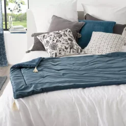 Sale Piumotto velluto (80 x 180 cm) Slow Copriletti, Trapuntine E Runner Letto