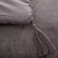 Outlet Piumotto velluto (80 x 180 cm) Slow Copriletti, Trapuntine E Runner Letto