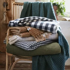New Plaid divano materiale riciclato Gabin Plaid E Teli Copritutto|Copriletti, Trapuntine E Runner Letto