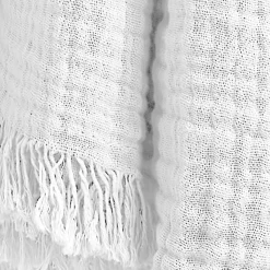 Discount Plaid garza di cotone (220 cm) Gaïa chantilly Plaid E Teli Copritutto|Copriletti, Trapuntine E Runner Letto
