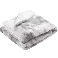 Plaid in finta pelliccia (125 x 150 cm) Harald Beige