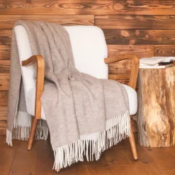 Discount Plaid in lana e cashmere (140 x 200 cm) Côme Plaid E Teli Copritutto