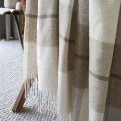 Online Plaid in lana (140 x 200 cm) Marius Plaid E Teli Copritutto|Copriletti, Trapuntine E Runner Letto