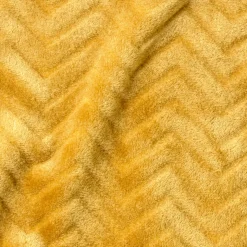 Plaid morbido in flanella (125 x 150 cm) Zag Giallo senape