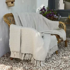New Plaid per divani in materiale riciclato (220 cm) Gabin pampa Plaid E Teli Copritutto|Copriletti, Trapuntine E Runner Letto