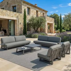 Best Poltrona da giardino in alluminio Long Beach Grigio Poltrona Relax|Tavolini Da Giardino, Divani