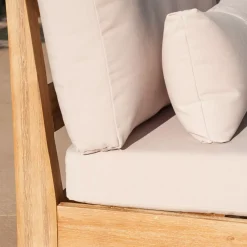 Clearance Poltrona da giardino in legno di acacia Borneo Poltrona Relax|Tavolini Da Giardino, Divani