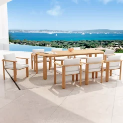 Clearance Poltrona da giardino legno teck Java Sedie Da Giardino