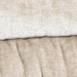 Poltrona girevole in tessuto (seduta 45 cm) Brava Beige