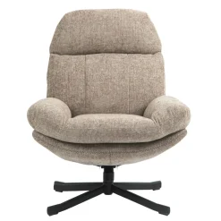 Poltrona girevole in tessuto (seduta 49 cm) Moor Beige Sabbia