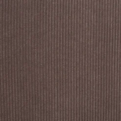 Poltrona in velluto a coste (seduta 45 cm) Owen Cioccolato